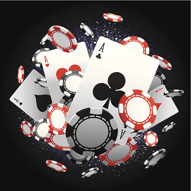 Blackjack soft-17 variant Blackjack table with card shoe and dealer hands
